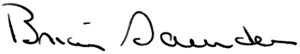 Brian Saunders' Signature